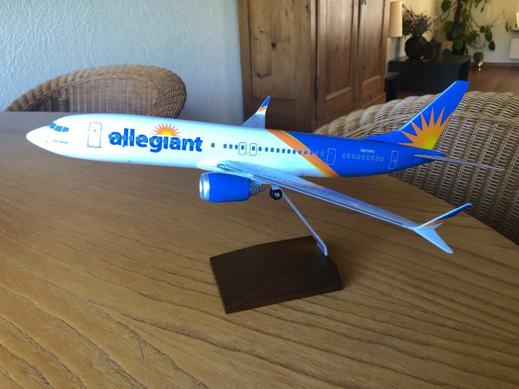 Allegiant    Boeing 737 Max8, Overige merken, 1:72 tot 1:144, Nieuw, Ophalen of Verzenden