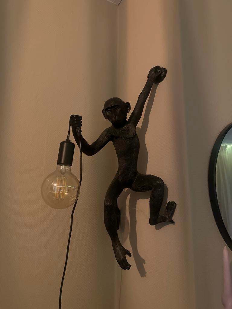 Aap Wandlamp - Unieke Decoratie, Huis en Inrichting, Lampen | Wandlampen, Ophalen of Verzenden, Nieuw, Kunststof