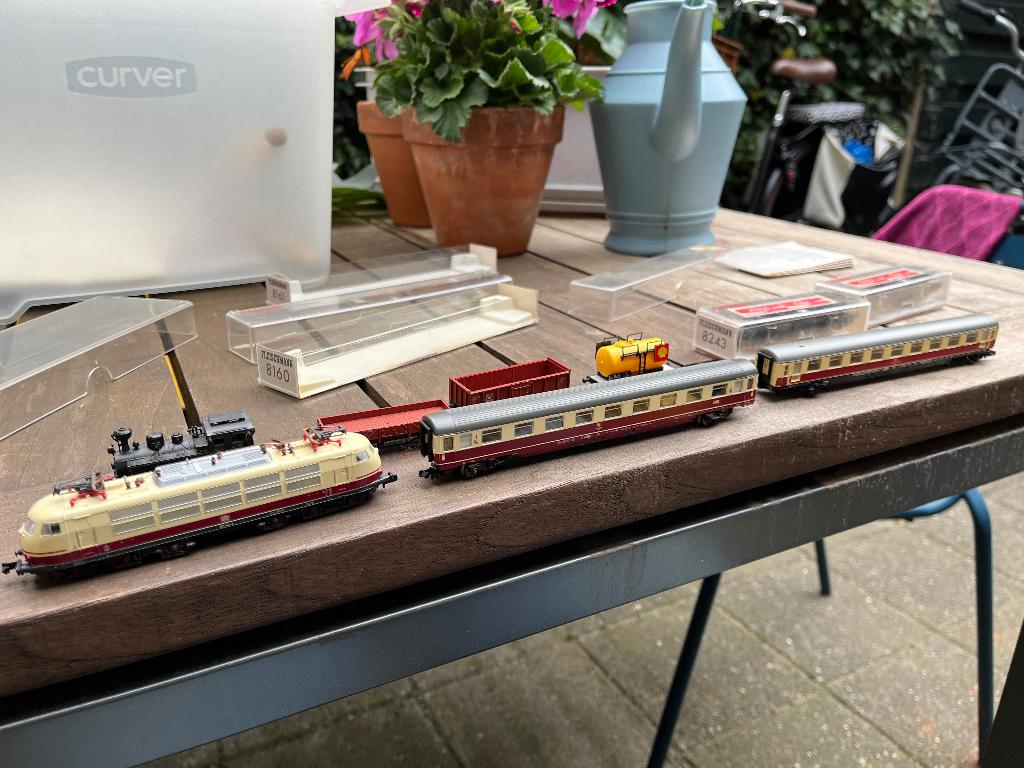 Fleischmann N verzameling, Hobby en Vrije tijd, Ophalen, Treinset, Gelijkstroom, Fleischmann