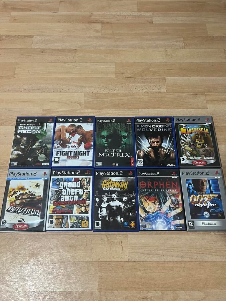 PS2 spellen - Diverse titels - Zie omschrijving, Spelcomputers en Games, Games | Sony PlayStation 2, Avontuur en Actie, Ophalen of Verzenden