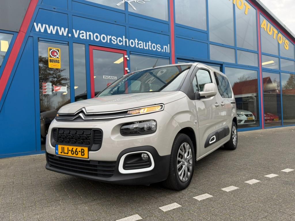 Citroen BERLINGO 1.2 110pk 5-Persoons Navi Carplay Airco, Auto's, Citroën, Voorwielaandrijving, 1199 cc, Met garantie (alle), Handgeschakeld