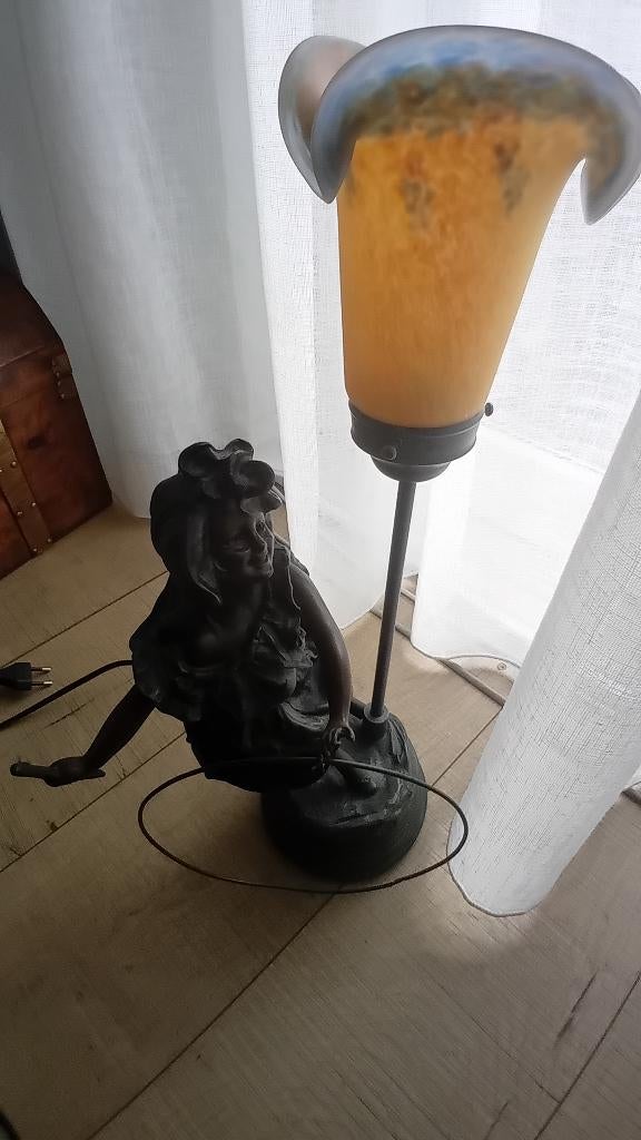 Auguste Moreau, Antiek en Kunst, Antiek | Lampen, Ophalen