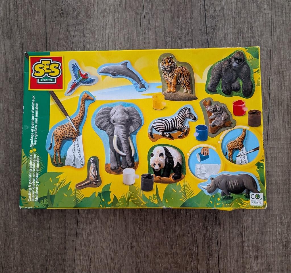 SES Creative Gieten & Schilderen Dieren Knutselset, Ophalen of Verzenden, Nieuw