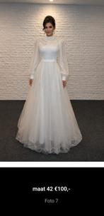 Nieuwe trouwjurk maat 42, Ophalen, Nieuw, Wit, Trouwjurk