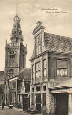 Monnikendam, Waag en Oude Toren - gelopen, Ophalen of Verzenden, Voor 1920, Gelopen, Friesland