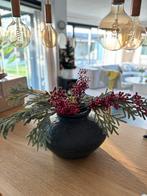 Zware zwarte pot/vaas met deksel, Ophalen, ', 50 tot 75 cm, Zwart