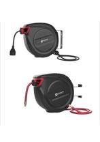 Nieuwe combi set kabel haspel plus luchtslang haspel SET, Doe-het-zelf en Verbouw, Ophalen, Nieuw