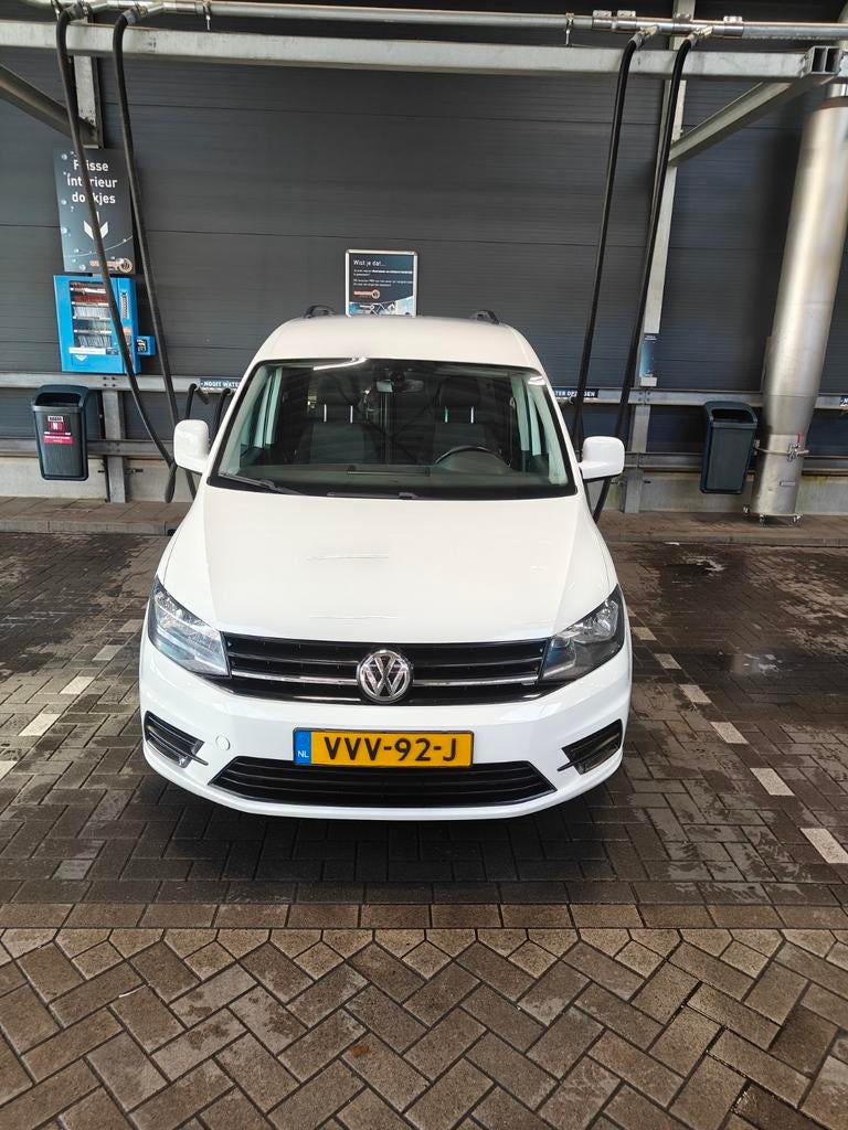 Volkswagen Caddy 2.0 TDI met BMT L1h1 102pk DSG 2016 Wit, Stof, Euro 6, 4 cilinders, Volkswagen
