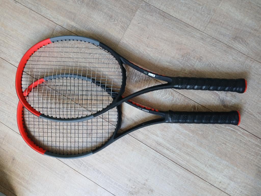 wilson clash 1.0  Grip 3 - 100,00 voor 2 rackets, Sport en Fitness, Tennis, Verzenden, Zo goed als nieuw, Wilson, Racket