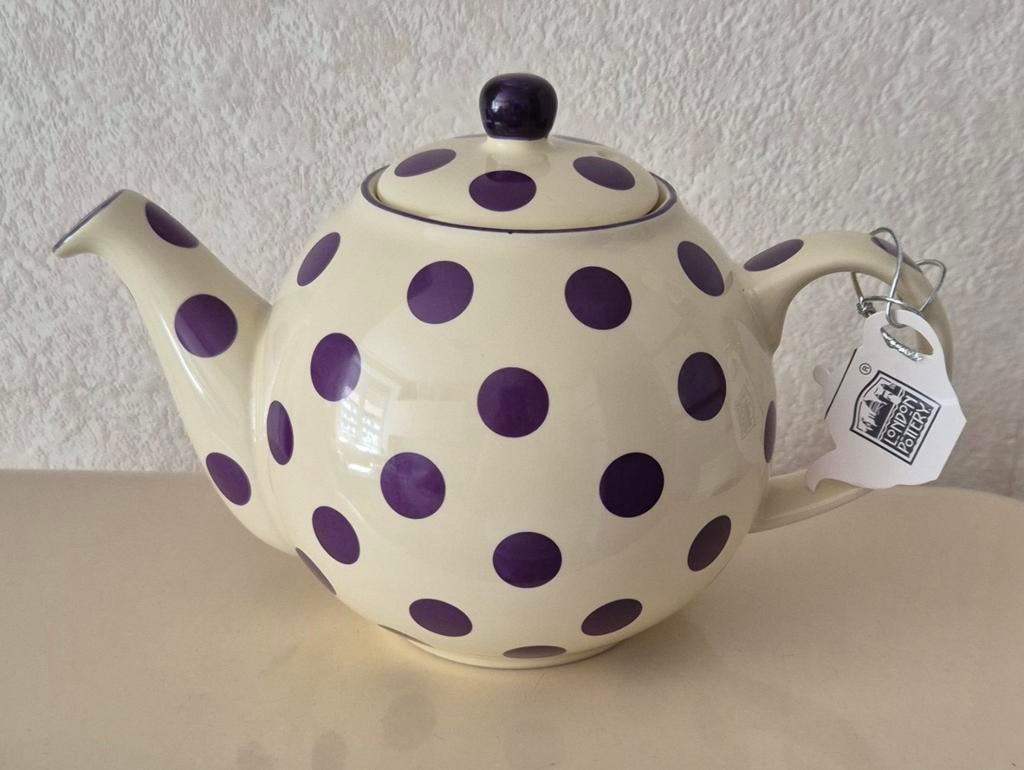 London Pottery Globe Polka Dot theepot, Ophalen of Verzenden, Zo goed als nieuw