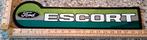 Vintage Ford Escort autosticker lichtgroen donkergroen, Ophalen of Verzenden, Zo goed als nieuw