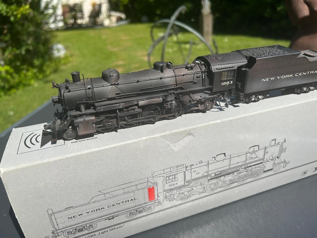 Marklin H0 OVP 37978 Stoomlocomotief met tender 'Mikado' NYC, Wisselstroom, Locomotief, Ophalen of Verzenden, Zo goed als nieuw