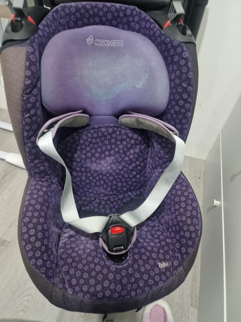 Maxi-Cosi Tobi autostoel - paars met bloemenprint, Ophalen, 9 t/m 18 kg, Zijbescherming, Maxi-Cosi
