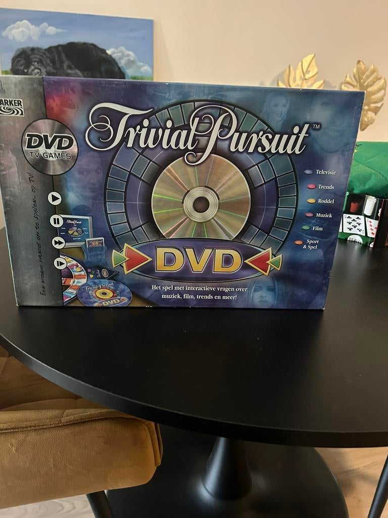 Trivial Pursuit DVD – Interactieve Editie (Nederlandstalig), Hobby en Vrije tijd, Gezelschapsspellen | Bordspellen, Ophalen of Verzenden