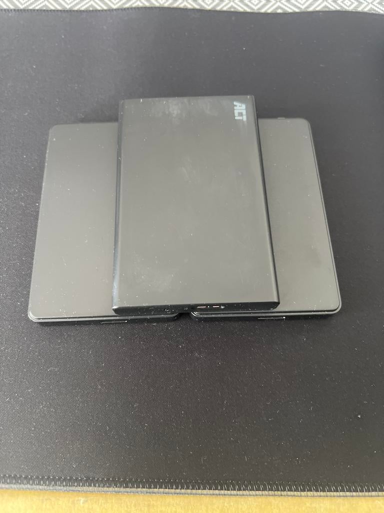 Samsung HDD 1TB (2 stuks) met ACT externe behuizing, Computers en Software, Harde schijven, Intern, Gebruikt, Server, Ophalen of Verzenden