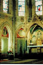 Sneek, interieur St. Martinuskerk, Ophalen of Verzenden, Ongelopen, Friesland