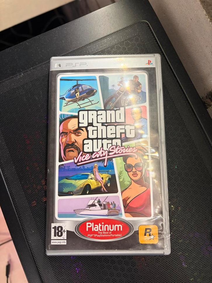 Grand Theft Auto Vice City Stories PSP Platinum, Spelcomputers en Games, Games | Sony PlayStation Portable, Gebruikt, Avontuur en Actie