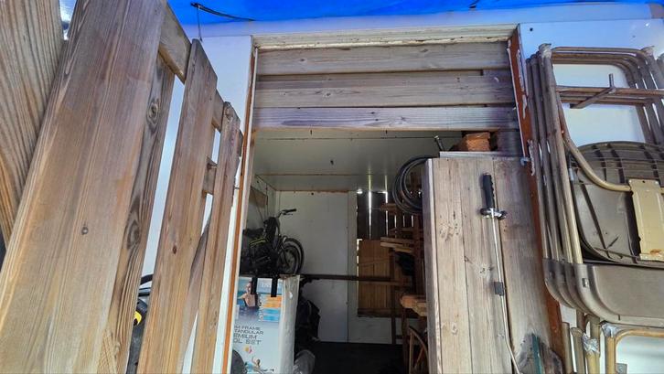 Bouwkeet/schuur gratis af te halen (zelf afbreken), Tuin en Terras, Overige Tuin en Terras, Gebruikt, Ophalen