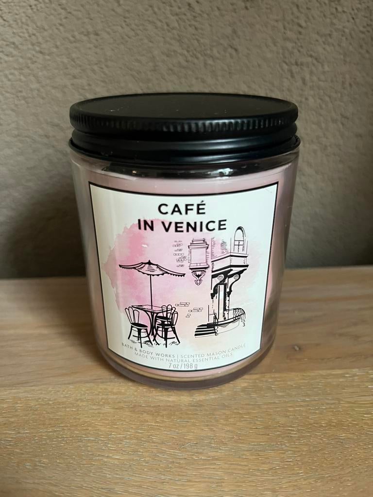 Cafe in Venice Bath & Body Works kaars, Overige materialen, Nieuw, Ophalen of Verzenden, Crème