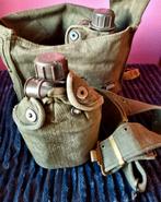 Militaire Landmacht rugzak/pukkel met veldflessen en bestek, Ophalen