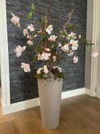 mooie bloempot met exclusieve magnolia bloemen, Ophalen of Verzenden, Nieuw