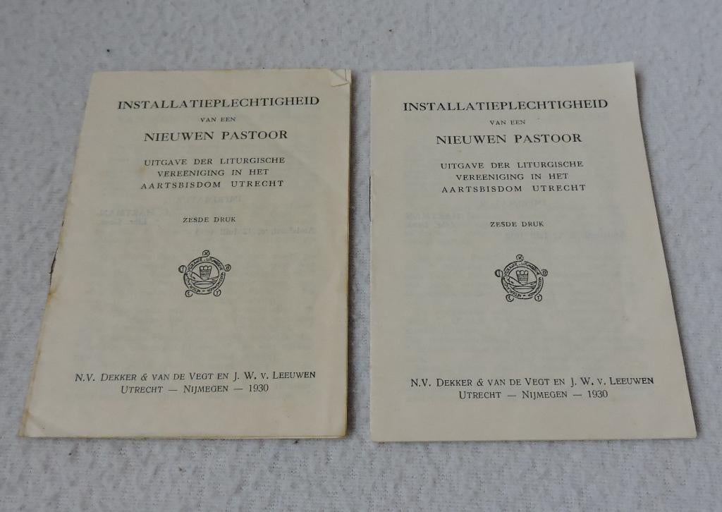 Installatie-plechtigheid van een nieuwen pastoor 1930, Ophalen of Verzenden