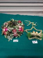 500 ] kerstkrans en ster, Diversen, Kerst, Ophalen of Verzenden, 'T Olde Gre-j, Info@toldegrej.nl, Endepoelstraat 20f Didam