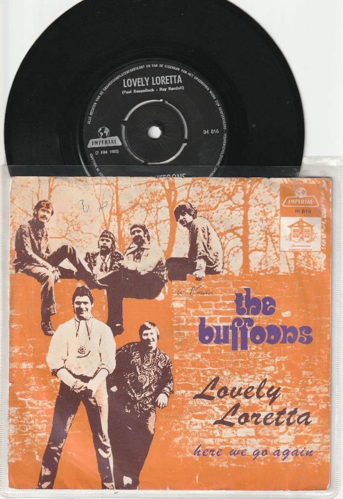 Buffoons - Lovely Loretta - nederbeat 1968 Fotohoes, Ophalen, Gebruikt, Pop