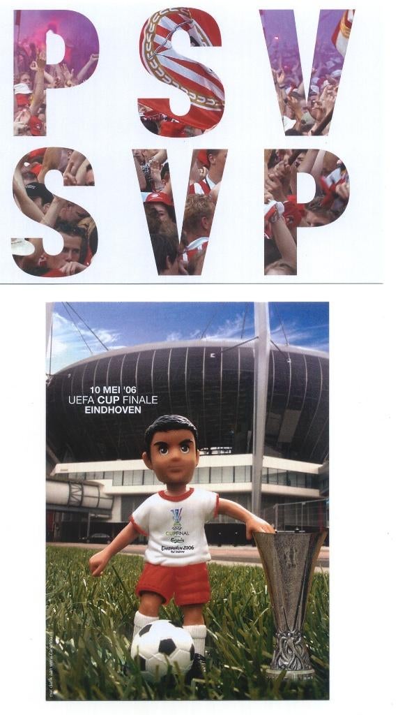 PSV -SVP & UEFA Cup finale 2006., Verzenden, Nieuw, PSV, Poster, Plaatje of Sticker