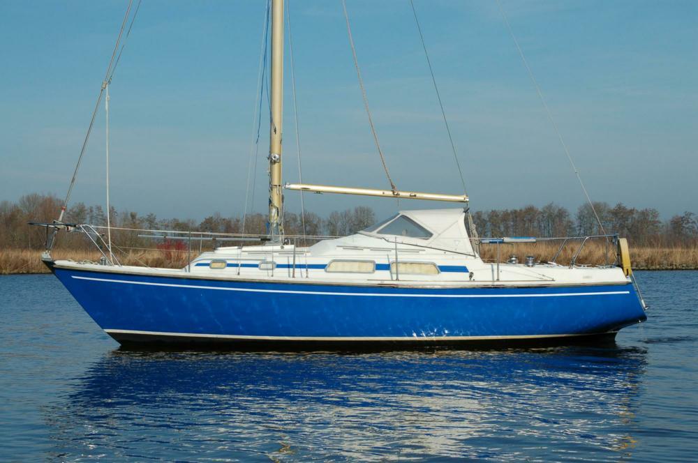 Contest 29 (bj 1972), Watersport en Boten, Kajuitzeilboten en Zeiljachten, Gebruikt, Polyester, Diesel, 6 tot 9 meter