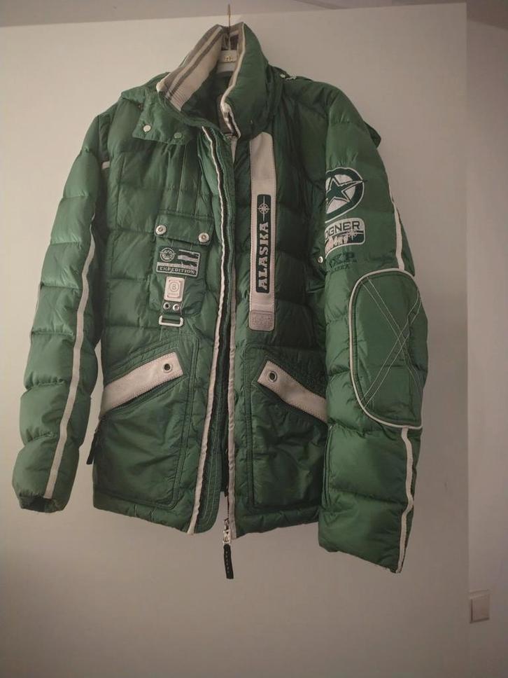 Bogner Heren Ski Jas Maat 50 / Large - Groen, Kleding | Heren, Wintersportkleding, Gedragen, Jack, Maat 52/54 (L), Ophalen of Verzenden