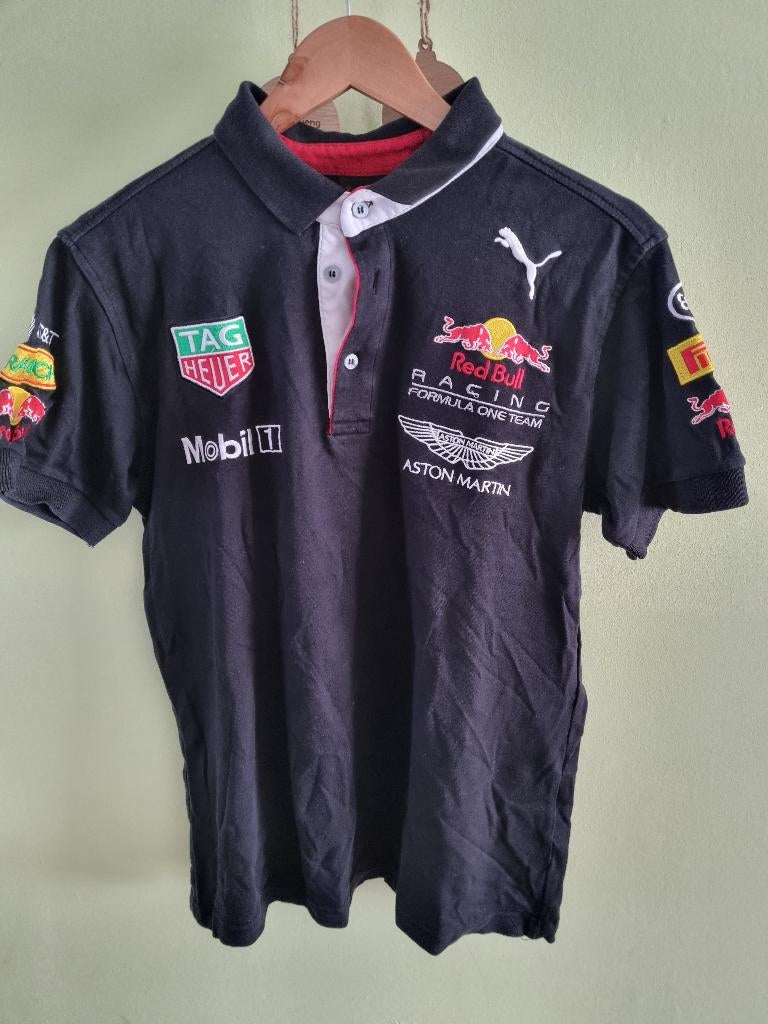 red bull polo shirt, Ophalen, Zo goed als nieuw, Rood, Korte mouw