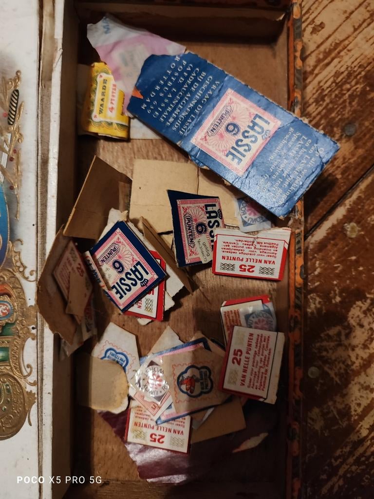 Partij postzegels en spaarzegels, Ophalen of Verzenden, Winkel, Super of Benzinepomp, Zegels, Bonnen of Punten