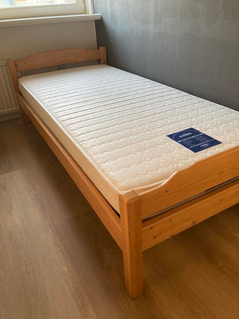 Gratis 1 persoons bed, Huis en Inrichting, Slaapkamer | Bedden, Ophalen, Gebruikt, 90 cm, 200 cm