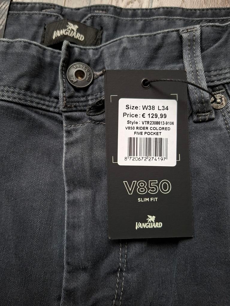 VANGUARD V850 slimfit jeans W38 L34, W36 - W38 (confectie 52/54), Blauw, Nieuw, Ophalen of Verzenden