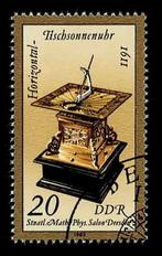 postzegel 2441 DDR Zonnewijzer, Postzegels en Munten, Ophalen of Verzenden, DDR, Gestempeld