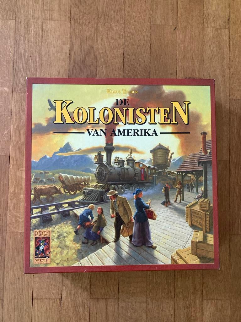 De Kolonisten van Amerika bordspel, Drie of vier spelers, Ophalen, Gebruikt