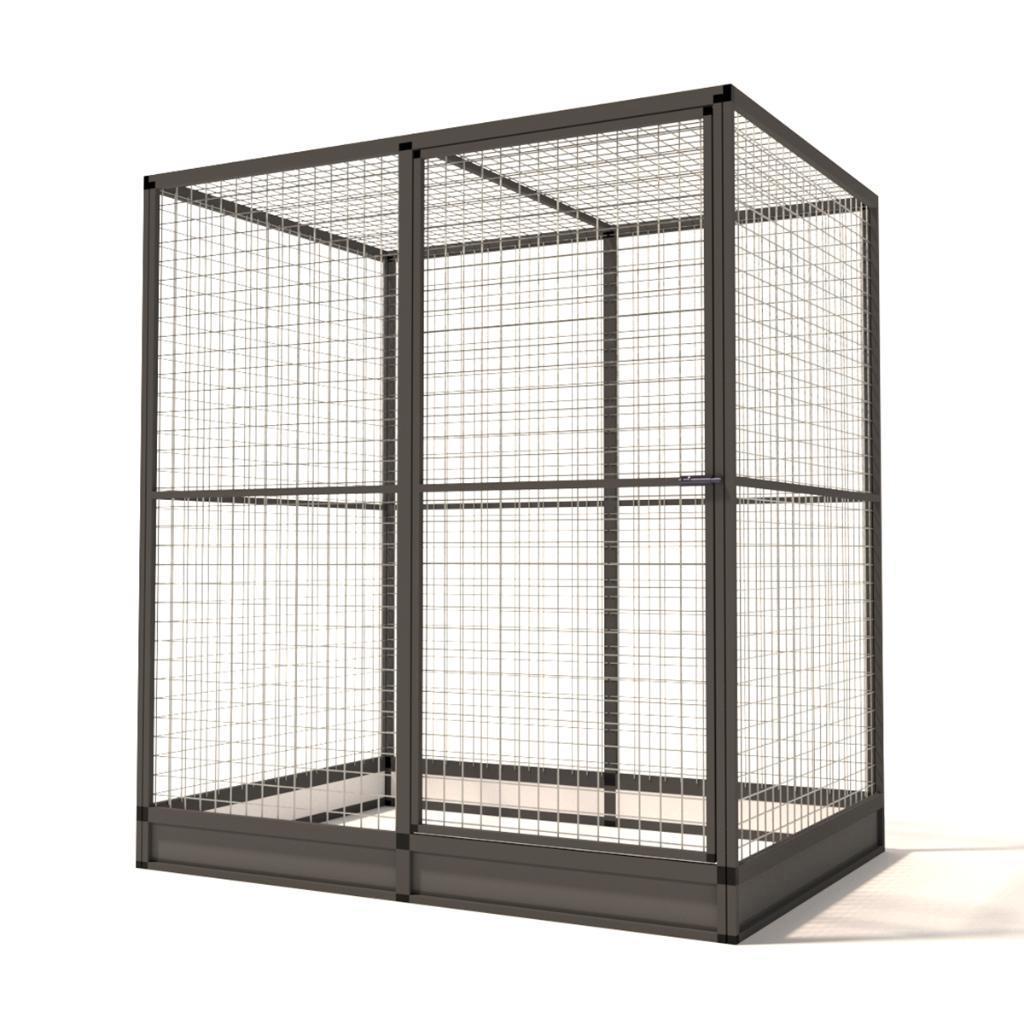 Volière Aluminium Noa, Dieren en Toebehoren, Ophalen of Verzenden, Nieuw, Aluminium, Volière