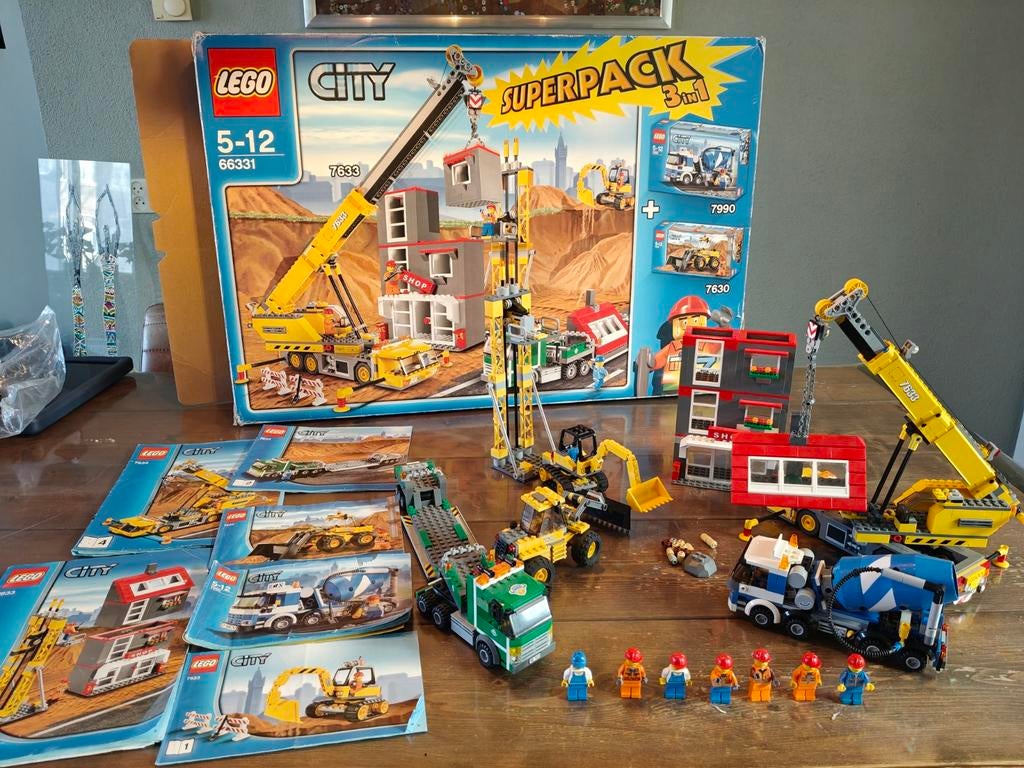 Lego City 66331 Superpack 3 in 1 (7633, 7990, 7630) Zeldzaam, Kinderen en Baby's, Speelgoed | Duplo en Lego, Ophalen of Verzenden