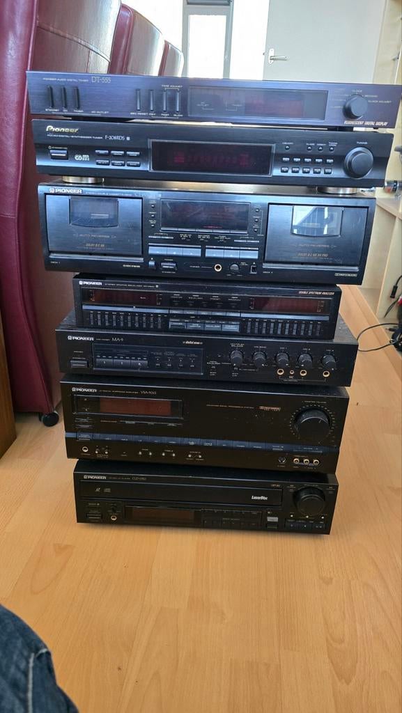 Pioneer Set 100 watt met laserdisk, Ophalen, Gebruikt, Cassettedeck, Overige merken
