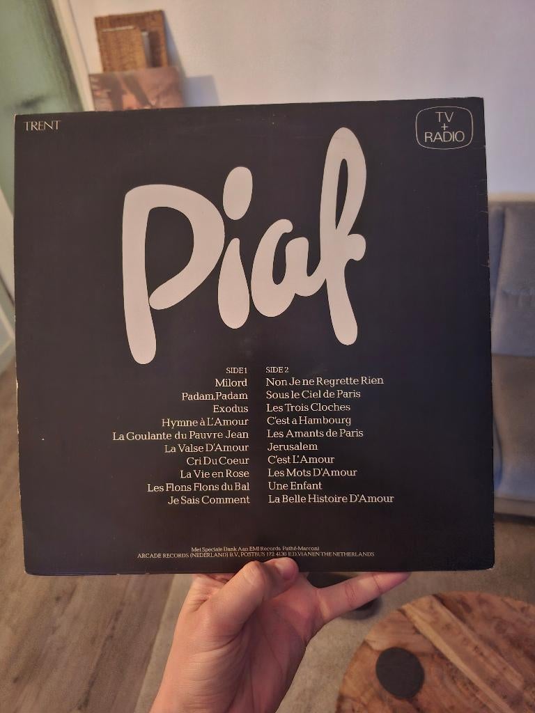 Edith piaf lp, Ophalen of Verzenden, Gebruikt, 12 inch