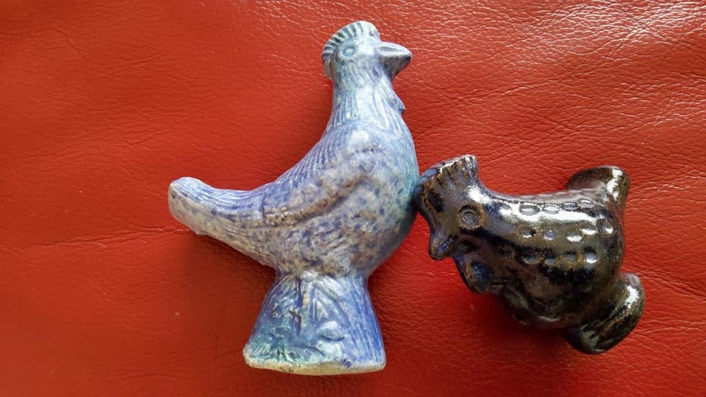Antiek steengoed kippen hanen fluitjes vogelfluitjes fluit., Antiek en Kunst, Ophalen of Verzenden