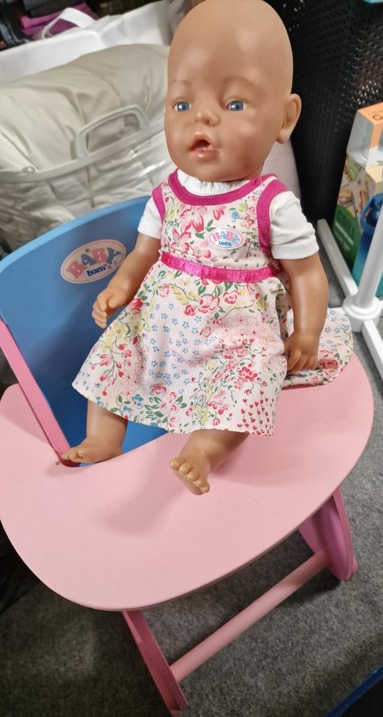 Baby Born pop  +accessoires., Kinderen en Baby's, Speelgoed | Poppen, Ophalen, Babypop