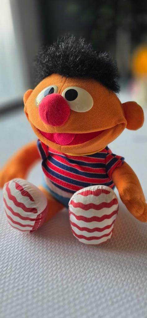Vintage "Kietel me Ernie" – Nederlandstalig, Oranje, Overige merken, Met geluid, Overige karakters
