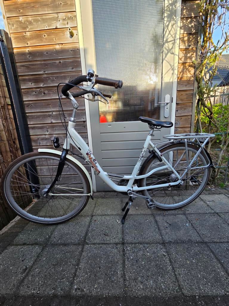 Montego moederfiets, Fietsen en Brommers, Fietsen | Dames | Moederfietsen, Gebruikt, Overige merken, 2 zitjes, Dubbele standaard
