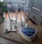 Bavaria thuispakket de kroeg - 2 glazen, opener, bierviltjes, Ophalen of Verzenden, Nieuw, Glas of Glazen, Bavaria