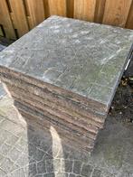 9 terrastegels 50x50 cm, Ophalen, Gebruikt, Minder dan 5 m², Beton