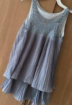 Topje.   Lang!!    Mt S// M.      Grijs!!, Maat 38/40 (M), Verzenden, Zo goed als nieuw, Zonder mouw