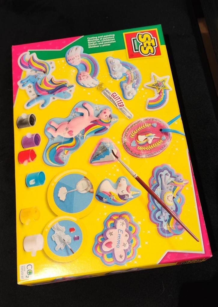 SES Creative Gieten en Schilderen Eenhoorns, Fantasie, Nieuw, Meerkleurig, Ophalen of Verzenden