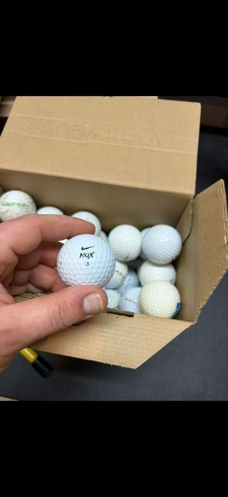 50x Nike NDX golfballen. AAA kwaliteit, Ophalen of Verzenden, Gebruikt, Bal(len), Overige merken